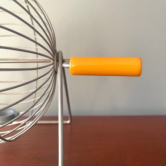 Mid Century Vintage Wire Bindo Cage with Bakelite Handle - Picture 3 of 10